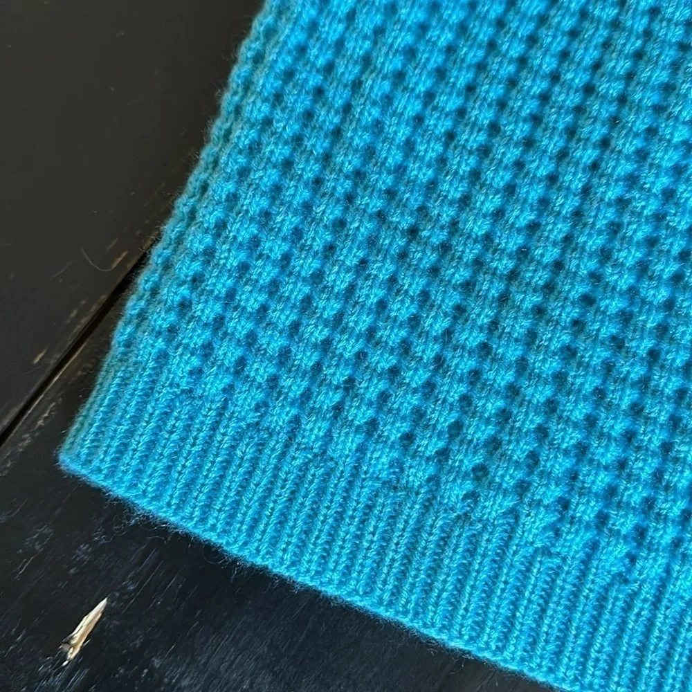 Under Armour Favorite Waffle Pom Beanie - Turquoise